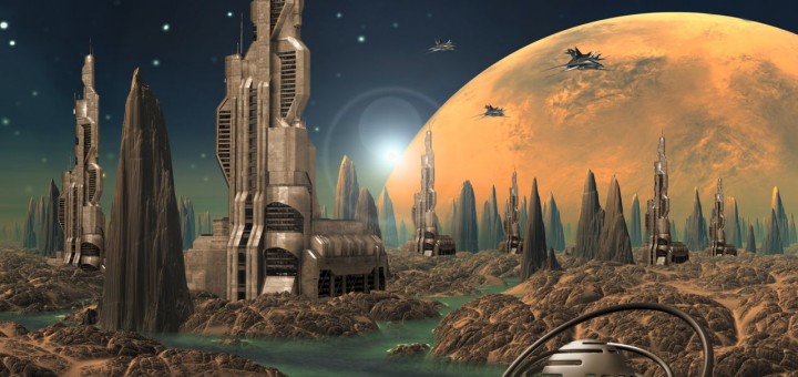 short science fiction stories, future city